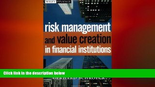 READ book  Risk Management and Value Creation in Financial Institutions  DOWNLOAD ONLINE