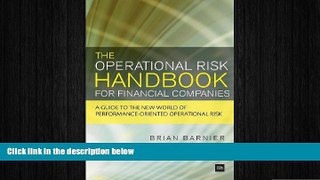 READ book  The Operational Risk Handbook for Financial Companies: A guide to the new world of