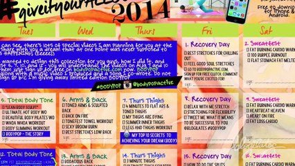 August Workout Calendar + POP Pilates Party!