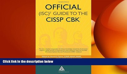 Free [PDF] Downlaod  Official (ISC)2 Guide to the CISSP CBK ((ISC)2 Press)  BOOK ONLINE