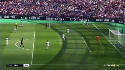 1-2 Andy Carroll Goal HD - West Ham 1-2 Juventus 07.08.2016 HD