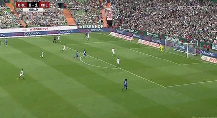 Oscar Goal - SV Werder Bremen  0-2	Chelsea  - 07-08-2016