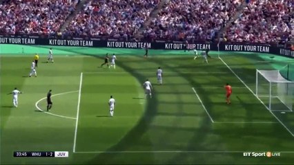 Andy Carroll Goal HD - West Ham 1-2 Juventus 07.08.2016 HD