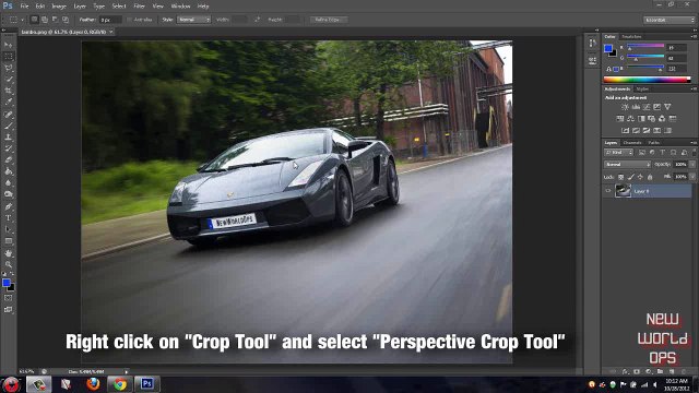 Photoshop CS6 Tutorial • How To Crop An Image ( Easy )