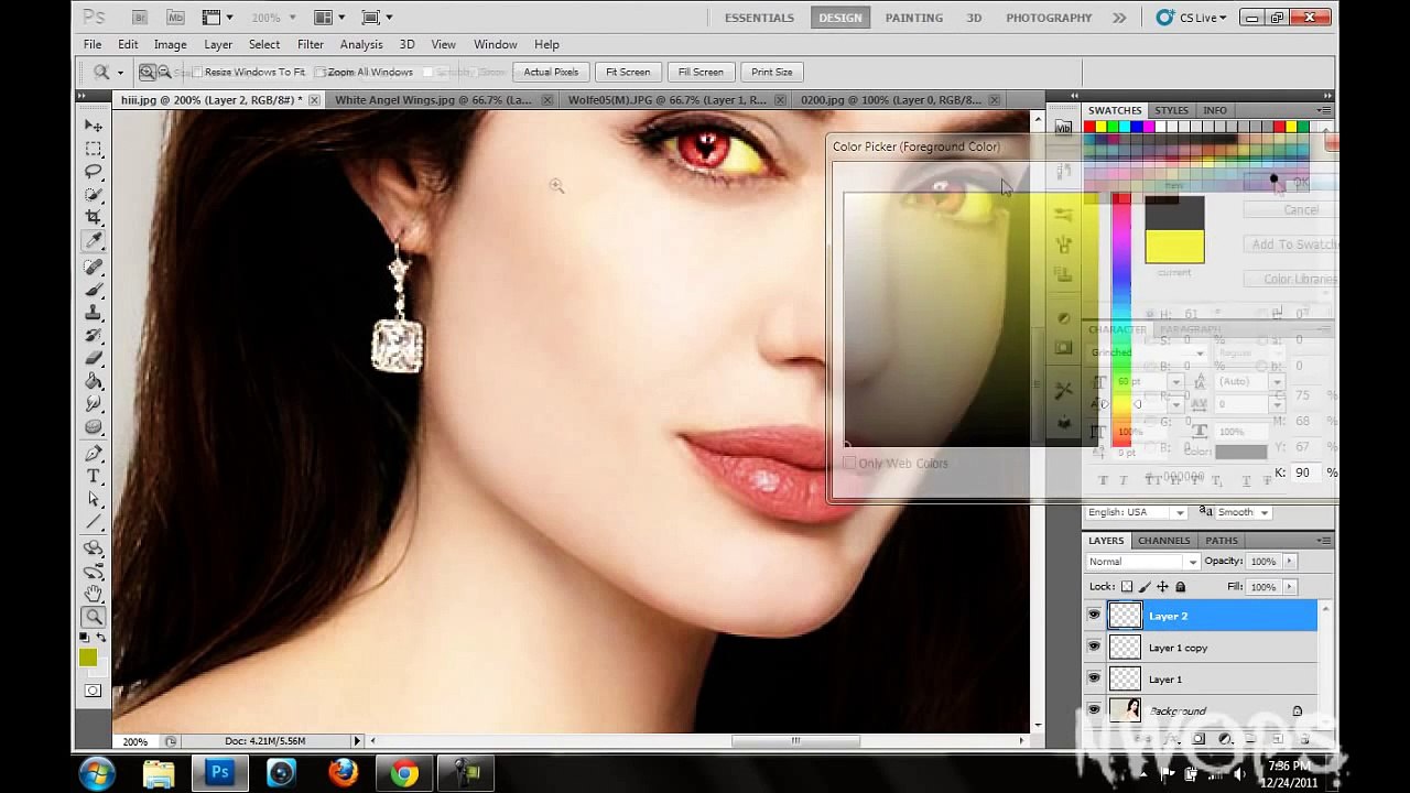 Photoshop Manipulation  Demon Transformation