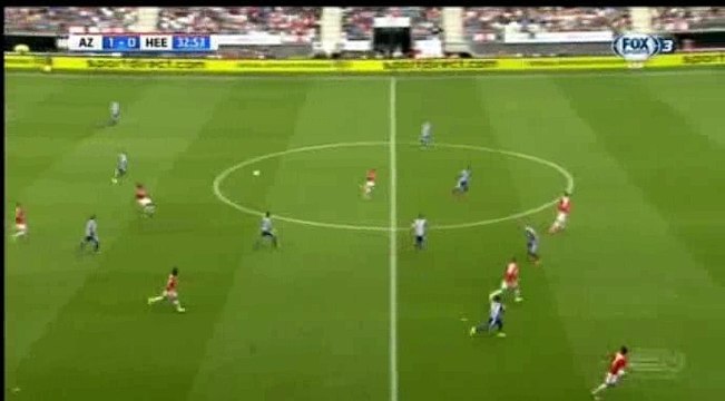 Markus Henriksen Goal - AZ Alkmaar 1-0 Heerenveen - 07-08-2016
