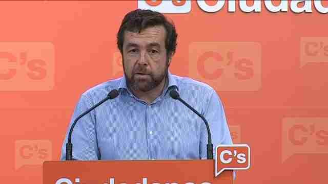 Miguel Gutiérrez (C's) desmiente categoricamente que vayan a votar sí a la investidura de Rajoy