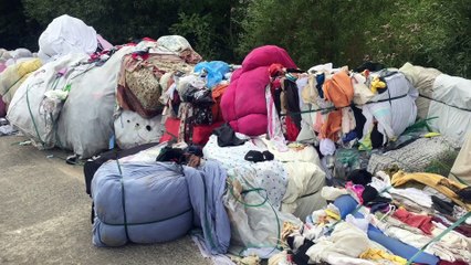 Dépôt sauvage à Dottignies