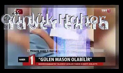 Fethullah Gülen'in Masonluğunu itiraf etti