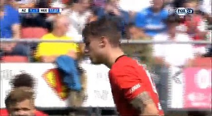 Wout Weghorst Penalty Goal HD - AZ Alkmaar 2-1 Heerenveen 07.08.2016