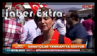 ESRA EROL Yenikapı Demokrasi ve Şehitler Mitinginde 7 Ağustos 2016