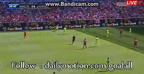 Alberto Moreno Fantastic Curve SHOOT - Mainz 0-0 Liverpool 07.08.2016