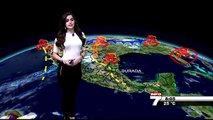 Sexy Weather Anchor Fannia Lozano in Black