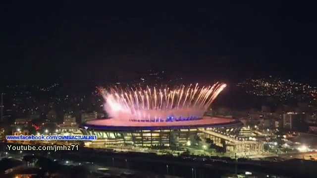 ΑΤΙΑ ΣΤΗΝ ΕΝΑΡΞΗ ΤΩΝ ΟΛΥΜΠΙΑΚΩΝ ΑΓΩΝΩΝ ΤΟΥ ΡΙΟ!-GIANT TRIANGULAR UFO APPEARS OVER OLYMPIC GAMES RIO (2016 05 08)