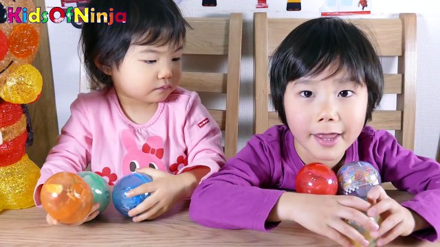 アンパンマンおもちゃ ガシャポン プルバックアンパンマン ガチャガチャ 全部開封♪ Anpanman Gacha Toys