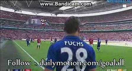 Robert Huth Big Chance - Leicester vs Manchester United - Community Shield