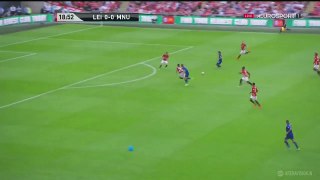 Shinji Okazaki Incredible Curve Shot HD - Leicester City vs Manchester United 07.08.2016 HD