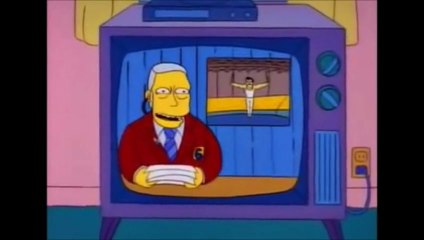 Terrible fractura de Samir Ait Said versión Los Simpson