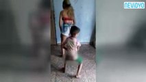 Seksi dansını bölen kardeşini tokatladı