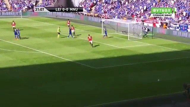 Leicester City vs Manchester United - 1st Half Goals & Highlights - FA Community Shield - 07/08/2016
