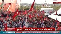 Şehitler için Kur'an tilaveti