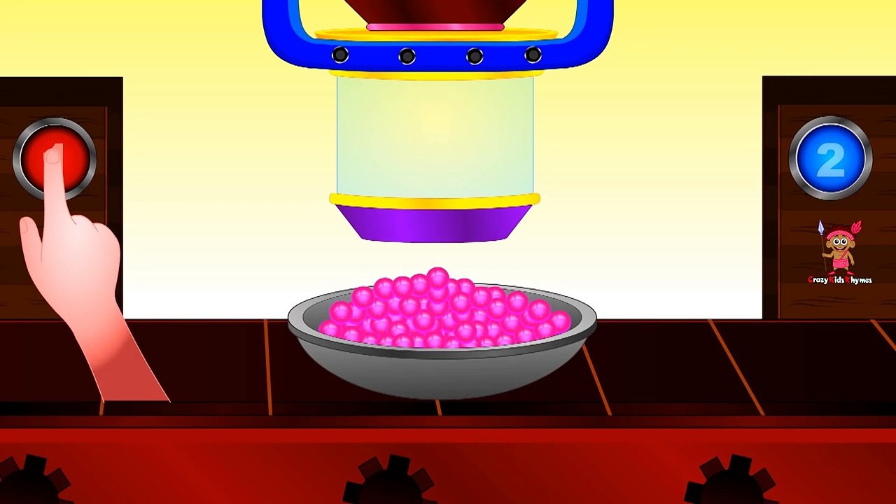 Learn Colors for Toddlers Kids Babies with A Lot of Candy Surprise Balls, Kids Learning Videos