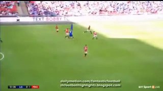 Jamie Vardy Goal - Leicester City vs Manchester United 1-1 FA Community Shield 2016