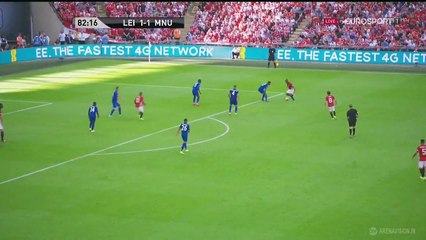 Zlatan Ibrahiimovic Goal HD - Leicester City 1-2 Manchester United - Community Shield 07.08.2016