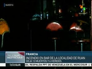 Francia: incendio deja saldo de 13 personas muertas y 6 heridas