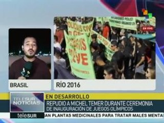 Participación de Temer en inauguración de JORío2016 genera rechazo