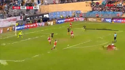 Alex Iwobi Goal - Arsenal 1-1 Manchester City - 07-08-2016