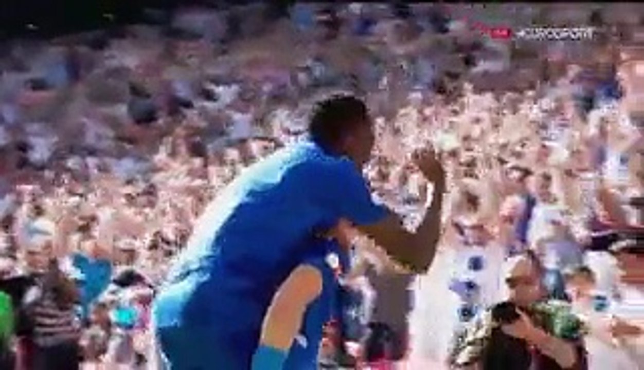 1-1 Jamie Vardy Amazing Goal HD - Leicester City 1-1 Manchester United 07.08.2016 HD