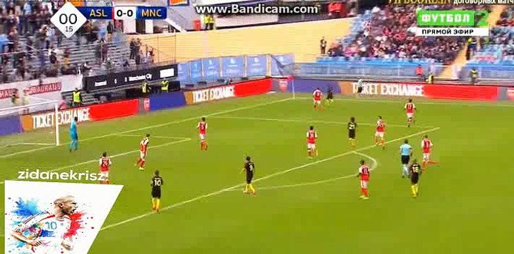 Arsenal 1st Big Chance - Arsenal vs Manchester City - Friendly Match - 07/08/2016