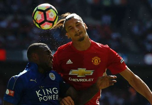Zlatan Ibrahimovic Goal - Manchester United vs Leicester City 2-1 (FA Community Shield Final) HD