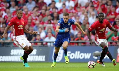 Jamie Vardy Goal - Leicester City vs Manchester United 1-1 (FA Community Shield Final) HD