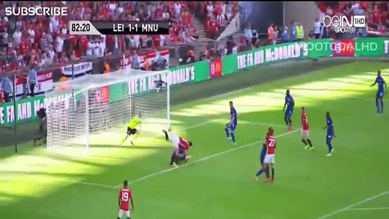 Zlatan Ibrahimovic Incredible Goal - Leicester City 1-2 Manchester United - FA Community Shield - 2016