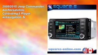 20092010 Jeep Commander: Am/fm/satellite Cd/dvd/mp3 Player w/navigation &