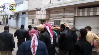 شام حمص تلبيسة تشييع الشهيد محمد سليم النجار 2 1 2013 ج1