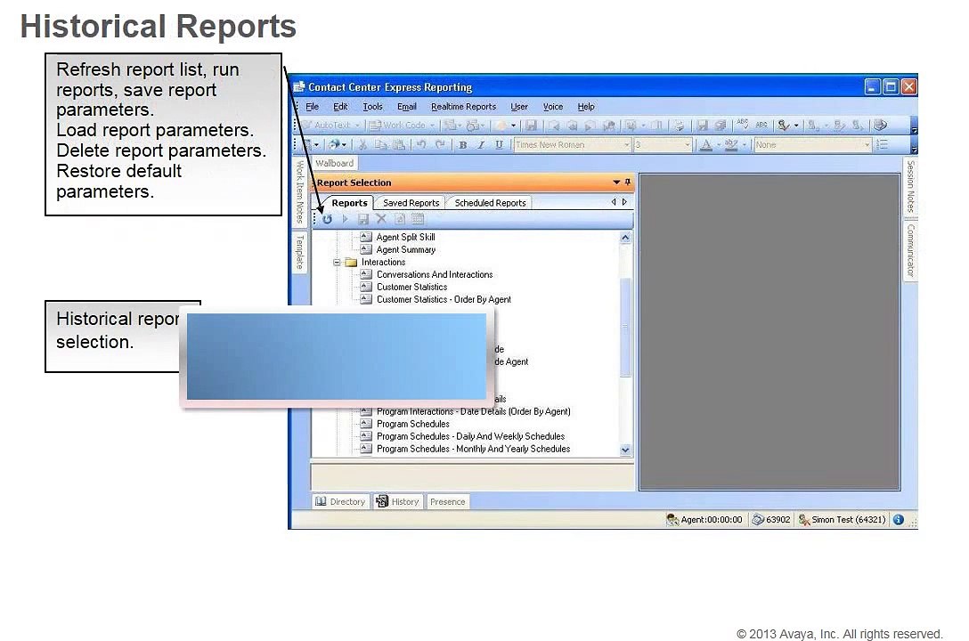 Learn Avaya Elite Multi Channel Contact Center Reporting