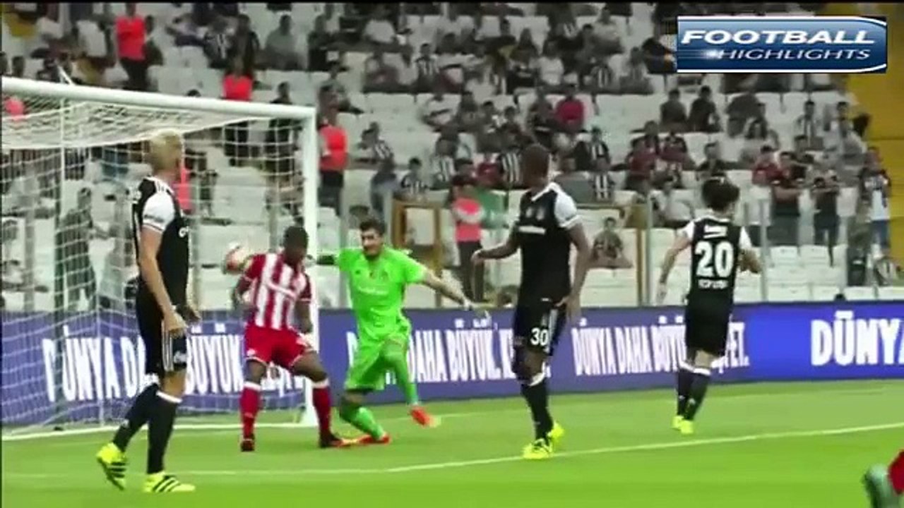 Beşiktaş 1-0 Olympiakos All Goals & Full Highlights 8 8 2016