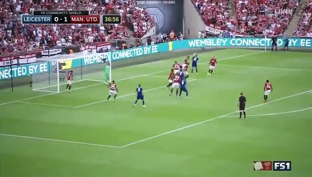 Leicester City FC 1-2 Manchester United FC - Extended Highlights Full Goals 07.08.2016 HD