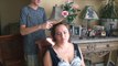 ASMR 3D *soft spoken* mens scalp massage/back scratching/hair brushing