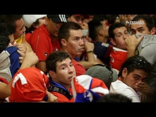 Torcedores chilenos invadem o Maracanã