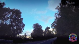 Timelapse sur la route entre Ajaccio et Sartene en Corse du sud ( Corsica )