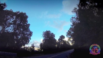 Timelapse sur la route entre Ajaccio et Sartene en Corse du sud ( Corsica )