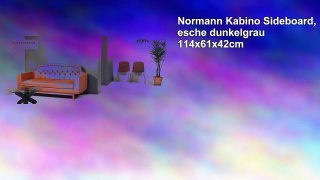 Normann Kabino Sideboard, esche dunkelgrau 114x61x42cm