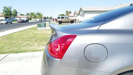 My 2008 G37 Coupe Pt 2 Motordyne exhaust!! Duckbill Trunk