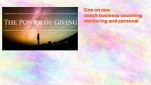 One on one coach business coaching mentoring and personal