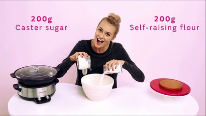 How to make  Classic Victoria Sponge Cake Slow cooker style