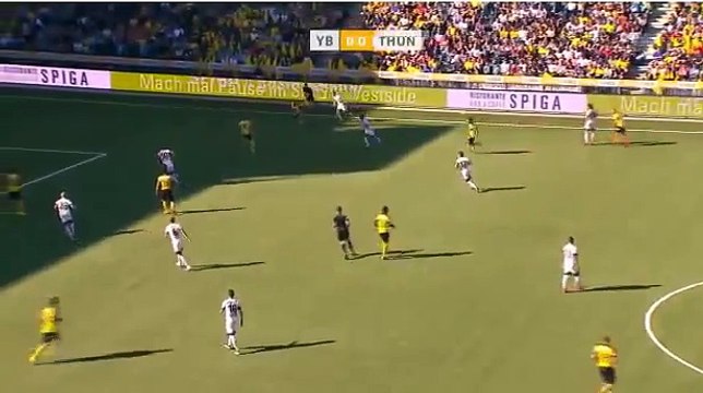 Young Boys Bern 1:0 FC Thun (Swiss Super League 3. Runde 2016/2017 6.August 2016)